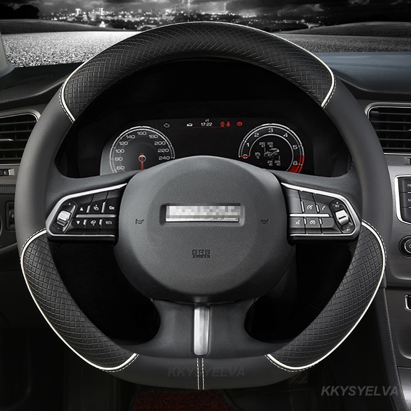 Microfiber Da Chống Trơn Trượt Cho Haval F7 F7X F5 Bọc Vô Lăng Ô Tô 37-38CM D Hình Phụ Kiện Ô Tô Nội