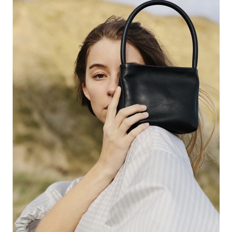 Túi Xách Đeo Vai Hình Vuông Bằng Da Sáp Dầu Phong Cách Retro Dành Cho Nữ