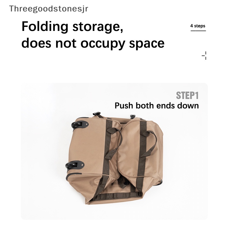 Túi Đựng Hành Lí Đi Cắm Trại / Leo Núi / Du Lịch Kích Thước Lớn Có Thể Gấp Gọn Tiện Dụng JR