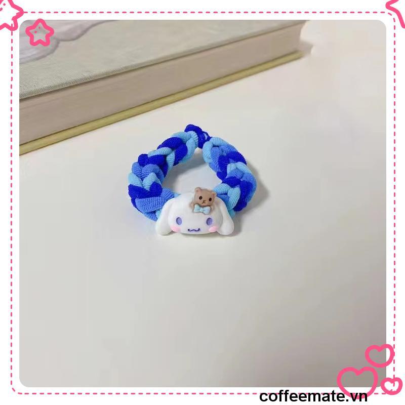 ⚡SANRIO dây buộc tóc cao su tự làm hình kuromi hoạt hình dễ thương cho cặp đôi