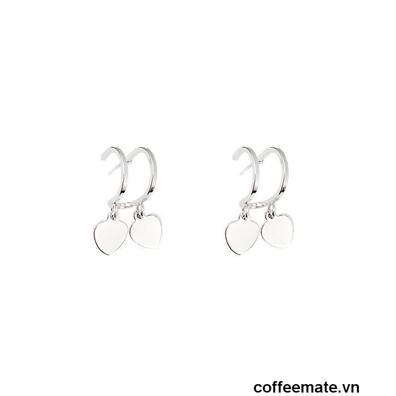 ⚡Đôi Khuyên Tai Hình Trái Tim Đôi Phong Cách Cá Tính Thời Trang Cao Cấp Dành Cho Nữ