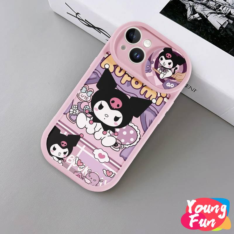 Ốp lưng kuromi Trượt for iPhone 14 XR 13 11 12 Pro Max 8 7 6 6S Plus X Xs Max Se 2020 13 12 11