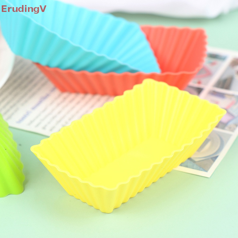 Set 12 Cốc Làm Bánh Muffin Bằng Silicone Tái Sử Dụng Tiện Lợi