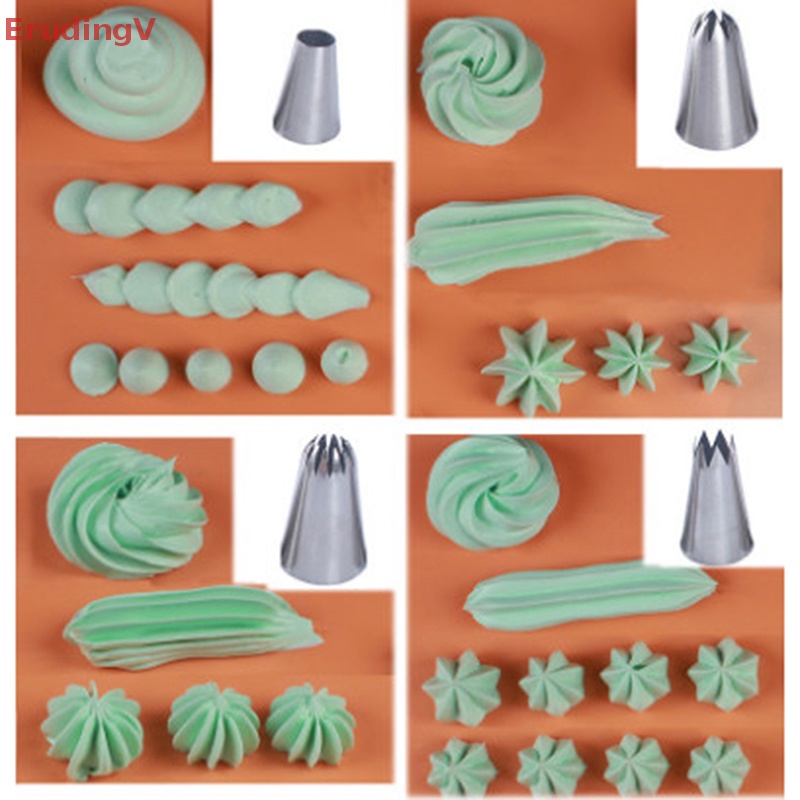 Bộ 5 Đuôi Bắt Bông Kem Cỡ Lớn Tiện Dụng