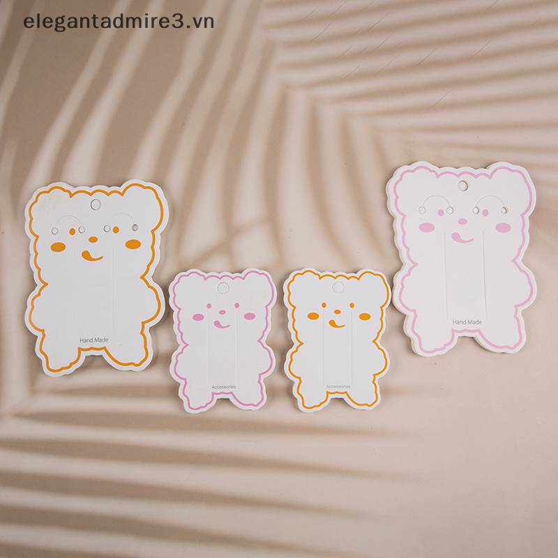 Set 50 Kẹp Tóc Hình Gấu Hoạt Hình DIY Dành Cho Trẻ Em