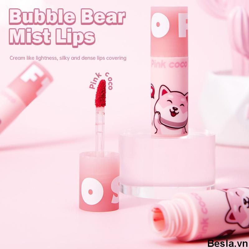 ⭐Màu Hồng PINK COCO® Son Kem Lì Mềm Mịn Lâu Trôi Không Phai Và Làm Sáng Màu Da