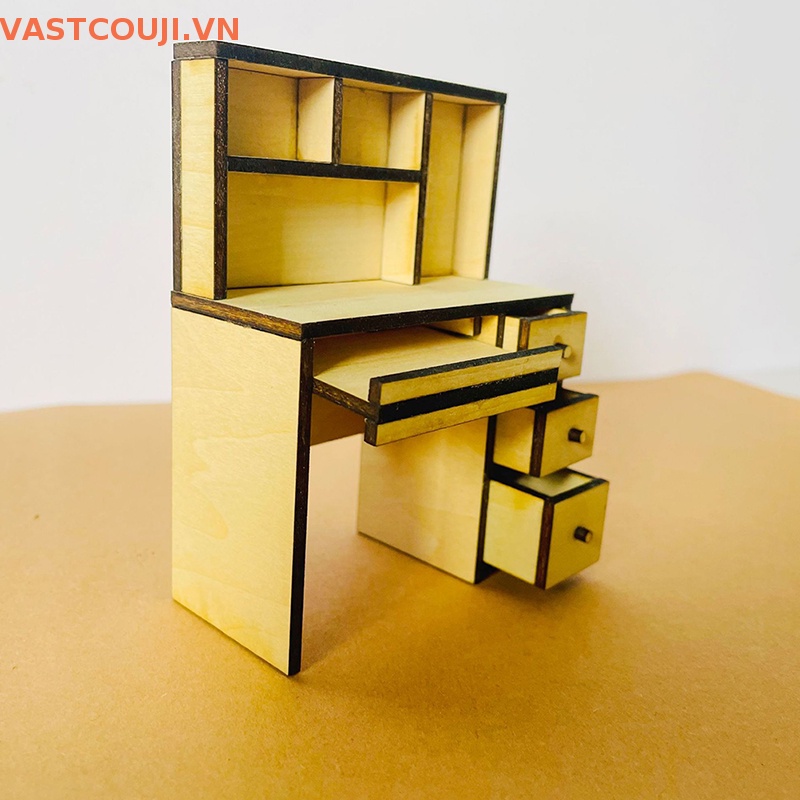 Kệ Sách Mini Tỉ Lệ 1 / 12 Trang Trí Nhà Búp Bê