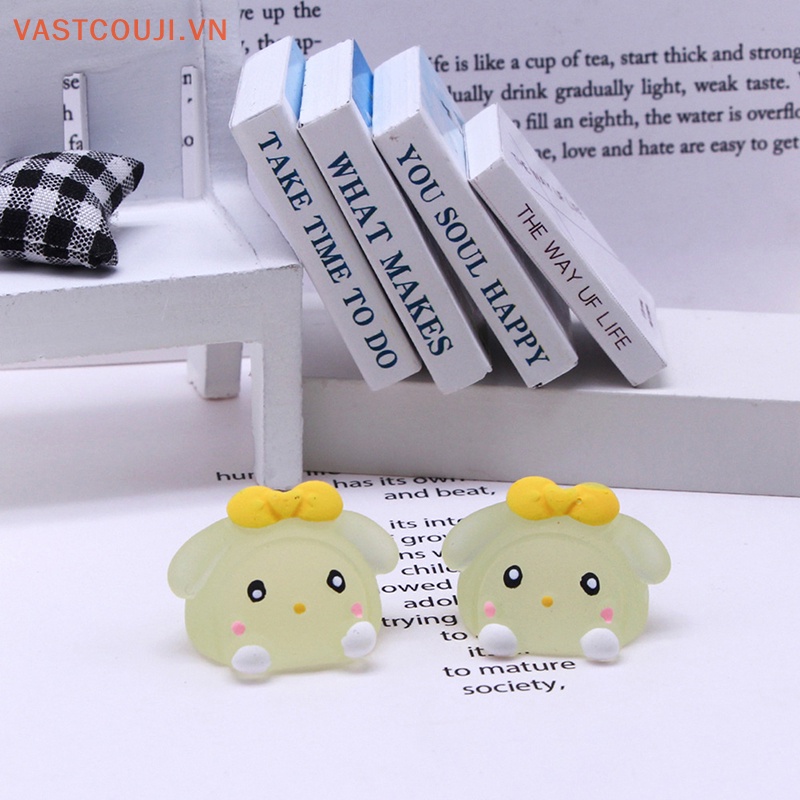 Set 5 Thỏ Dạ Quang Ba Chiều VASTJI DIY Dễ Thương Trang Trí Đa Ứng Dụng