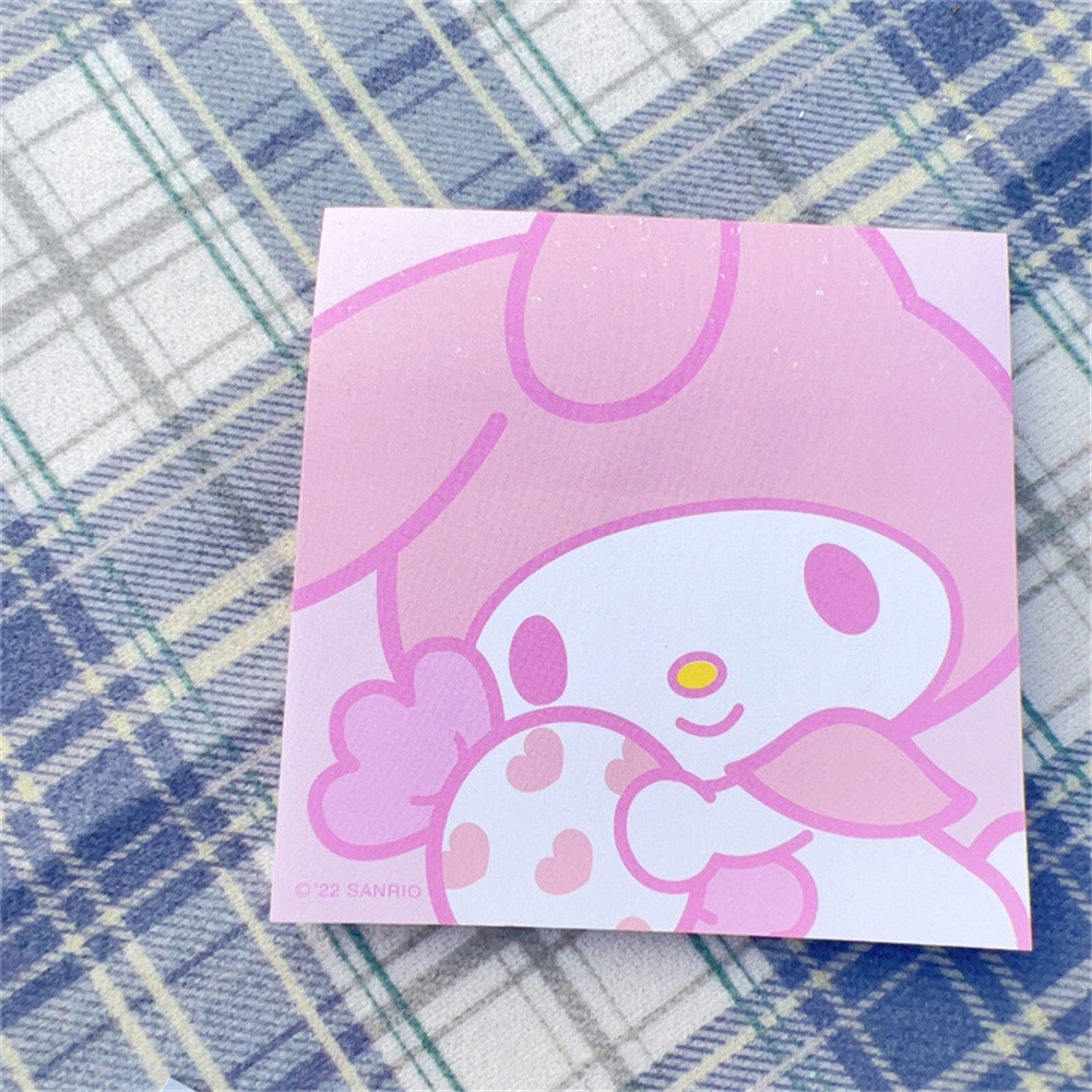 SANRIO Set 50 Tờ Giấy Dán Ghi Chú Họa Tiết Hoạt Hình Dễ Thương