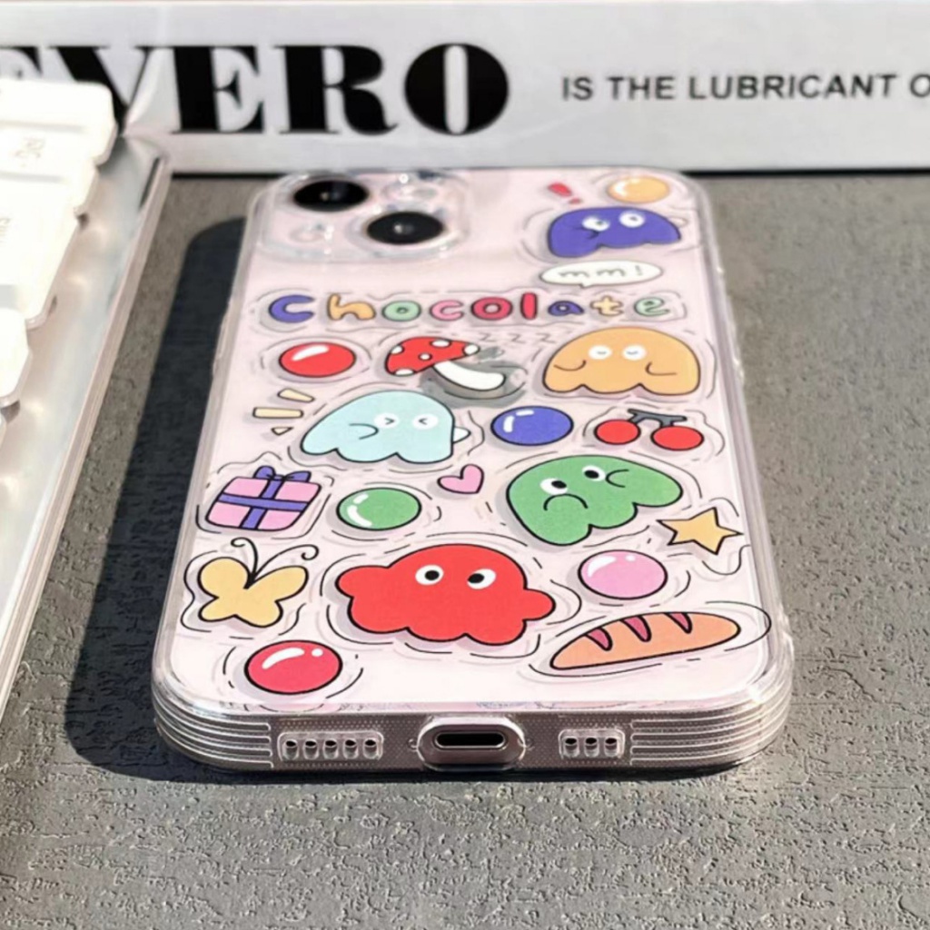 ✅Ốp Điện Thoại Nhựa Mềm Họa Tiết Động Vật / Chữ Tiếng Anh Cho Iphone 13 14pro 12iPhone14max YGXF