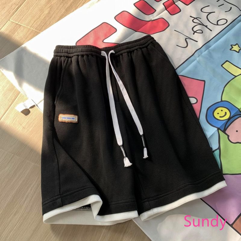 Quần ngắn ống rộng Thêu Họa Tiết Thời Trang Mùa Hè Hàn Quốc Plus Size Cho Nữ