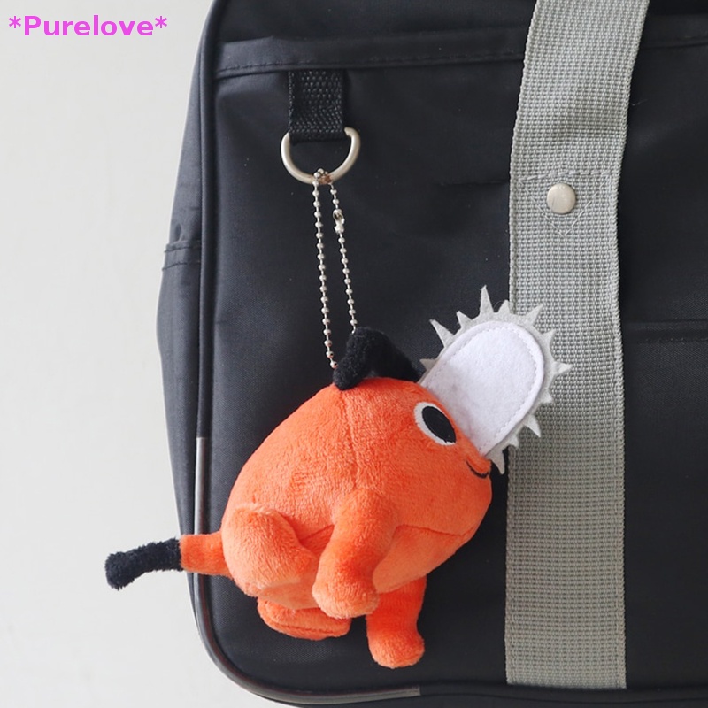 Móc Khóa Hình Búp Bê Pochita Nhồi Bông 10cm Đáng Yêu Mới