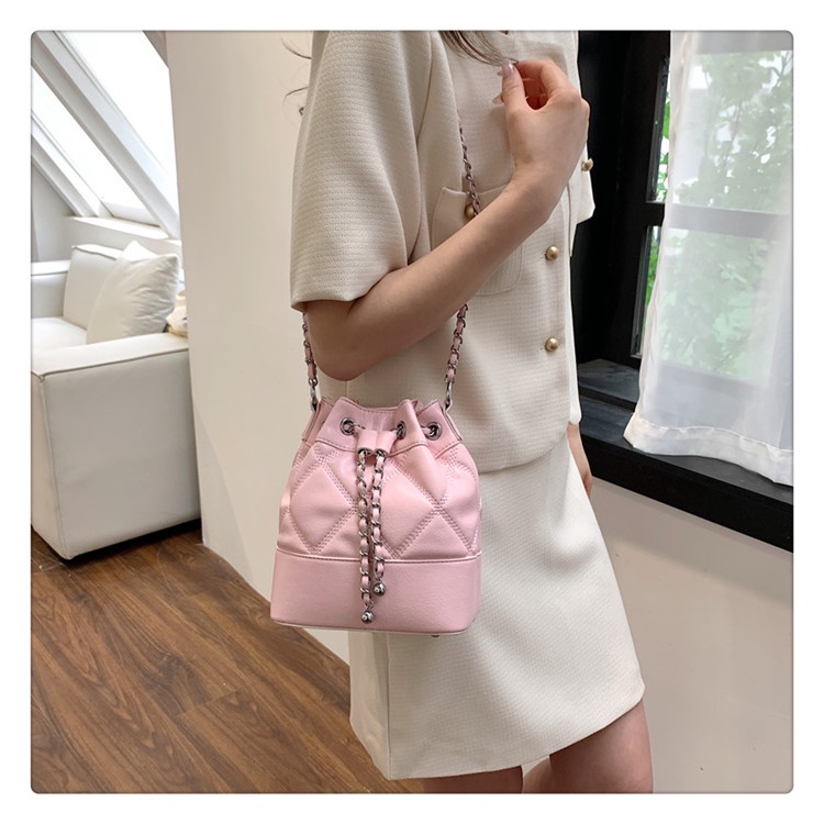 Túi Xách Da PU Màu Trơn Đeo Chéo Thời Trang Dành Cho Nữ