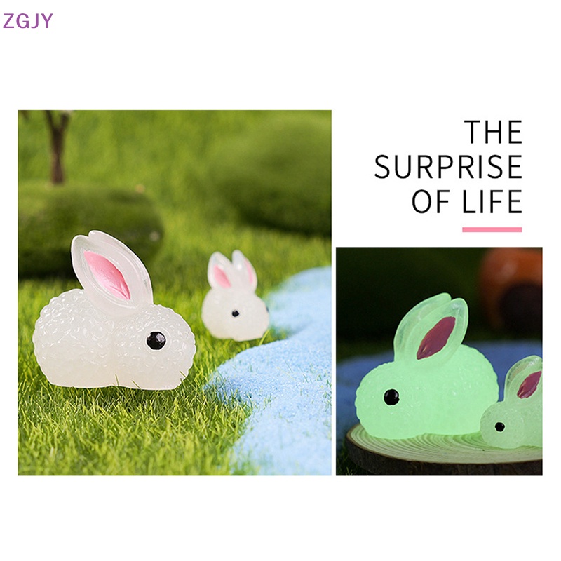 Bộ 2 Thỏ Dạ Quang Trang Trí Xe Hơi ZGJY