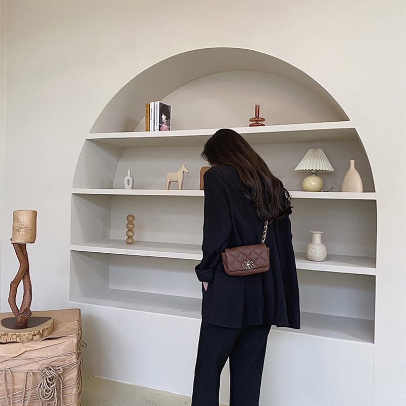 Túi Đeo Chéo mini Họa Tiết Hình Thoi Thời Trang Hàn Quốc Cao Cấp Cho Nữ