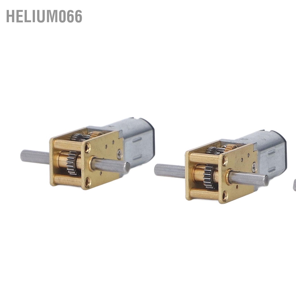 Helium066 Bộ 4 DC Động Cơ Thiên 8 Vòng/phút 13 26 68 Độ Dẫn Điện Mạnh Trục Đôi Tua Bin Con Sâu Giảm Tốc 6V
