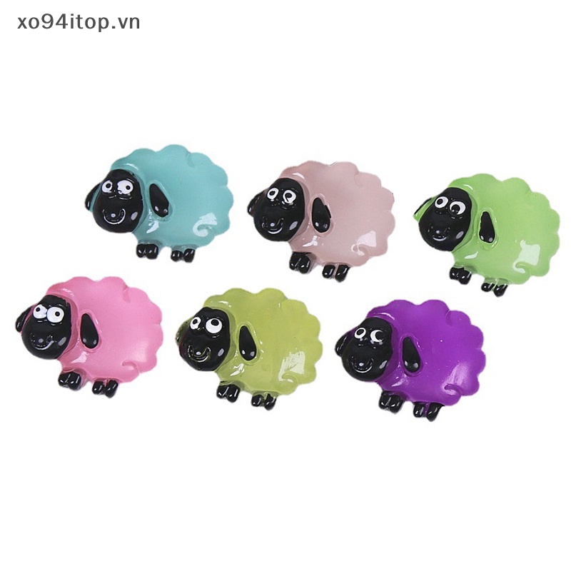 Set 5 Kẹp Tóc Nhựa Hình Giọt Nước 3D Trang Trí Ốp Điện Thoại