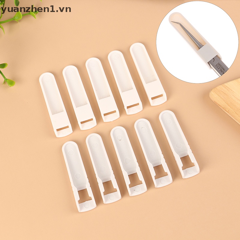 Set 10 Vỏ Bọc Đầu Lông Mi Giả Bằng ABS Chống Rơi