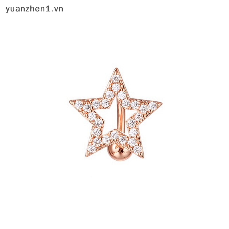 Khuyên Rốn Đính Đá Zircon Thời Trang Cho Nữ