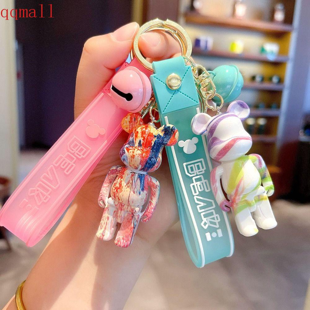 Móc Chìa Khóa Bằng Acrylic Hình Gấu Hoạt Hình Dễ Thương