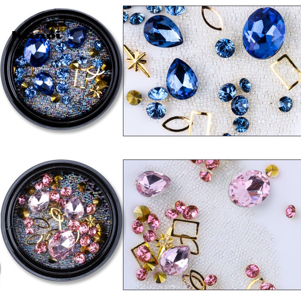 Hạt Cườm Đặc Biệt Nhiều Màu Sắc Đính Móng Nghệ Thuật