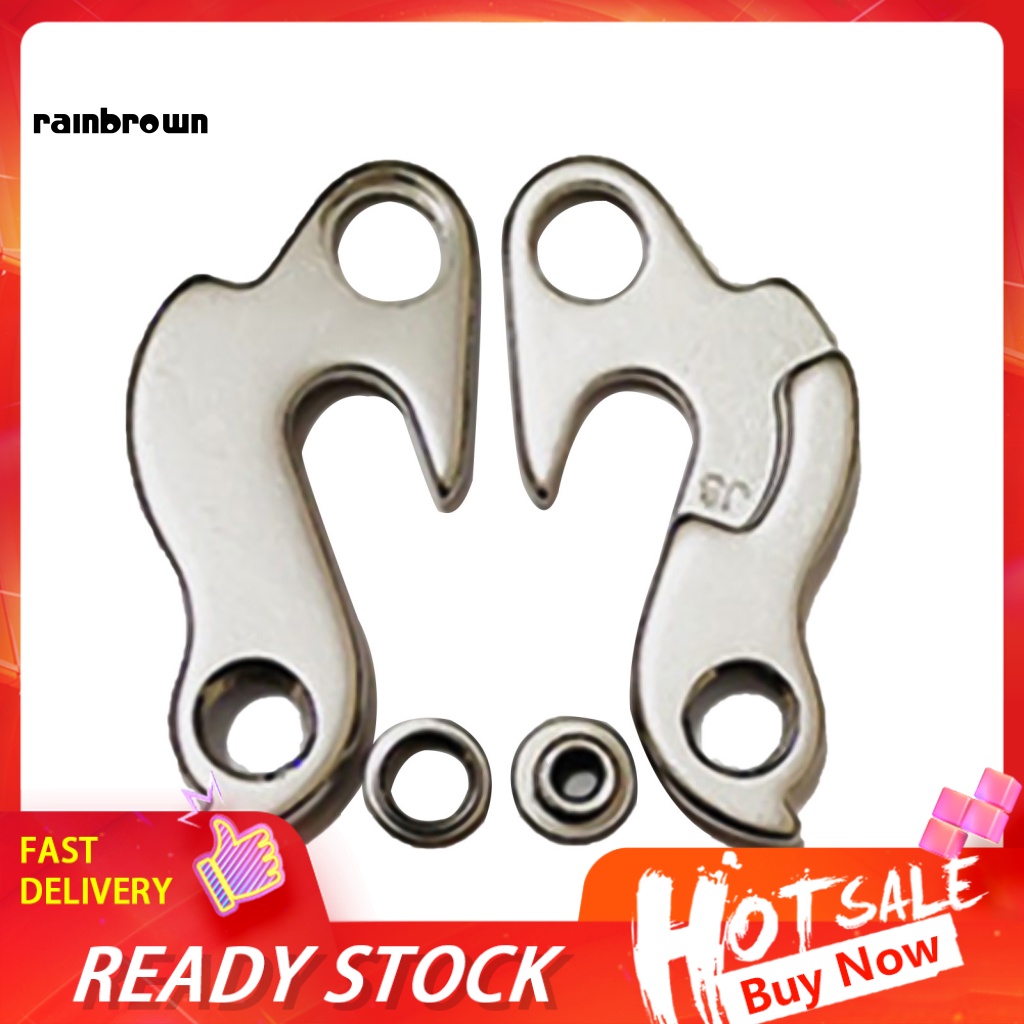 &lt; Rainbrown &gt; Móc Treo Cùi Đề Sau Xe Đạp Bằng Hợp Kim Nhôm Chống Rỉ Sét
