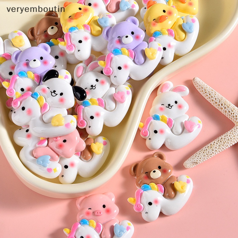 Set 3 Tượng Kỳ Lân Mini Bằng Nhựa Resin Trang Trí Điện Thoại / Bánh Kem