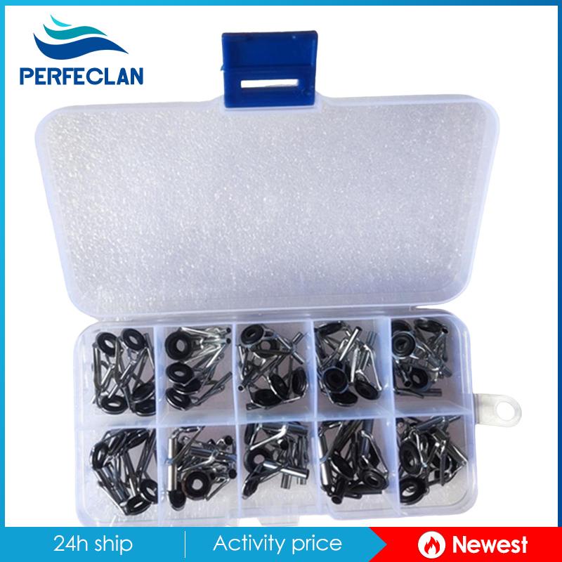 [Perfeclan] Set 50 Phụ Kiện Dẫn Cần Câu Cá 10 Kích Cỡ