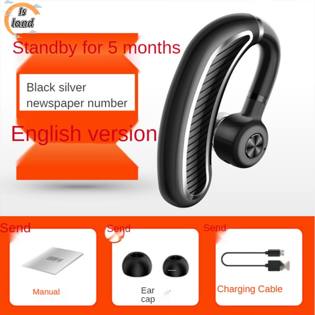 Tai Nghe Treo Vành Tai K21 Bluetooth 5.0 Kiểu Dáng Thể Thao Chống Ồn