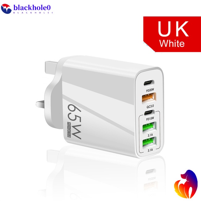 Cục Sạc Nhanh Cổng Usb C 65w Type C Pd Qc3.0 Cho Iphone Ipad Android Tablet