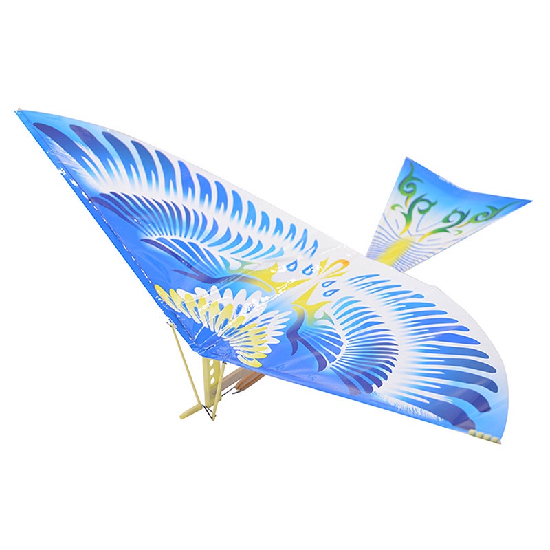 Đồ chơi chim bay LOCO FISH ném tay bằng tre và cao su lắp ráp đặc biệt