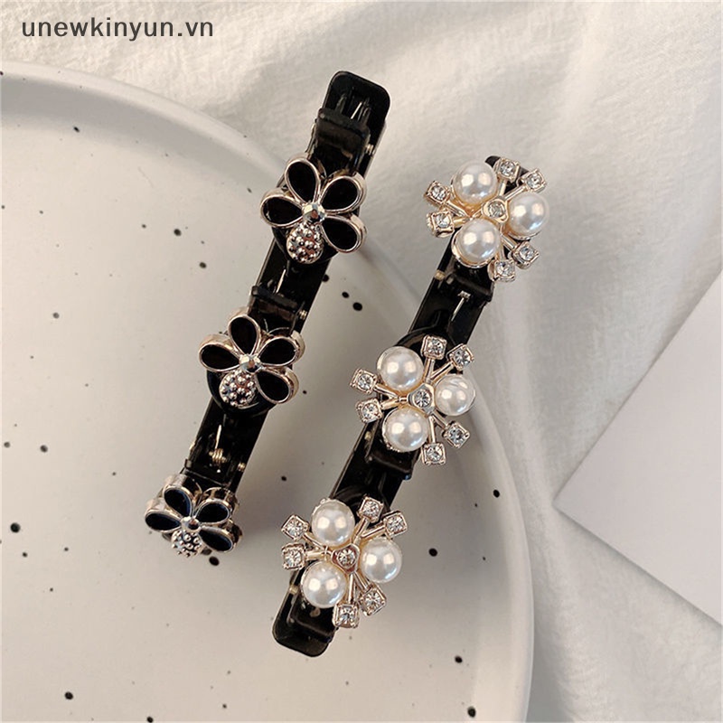 Kẹp Tóc Hình Hoa Đính Ngọc Trai Giả Thanh Lịch Thời Trang Cho Nữ