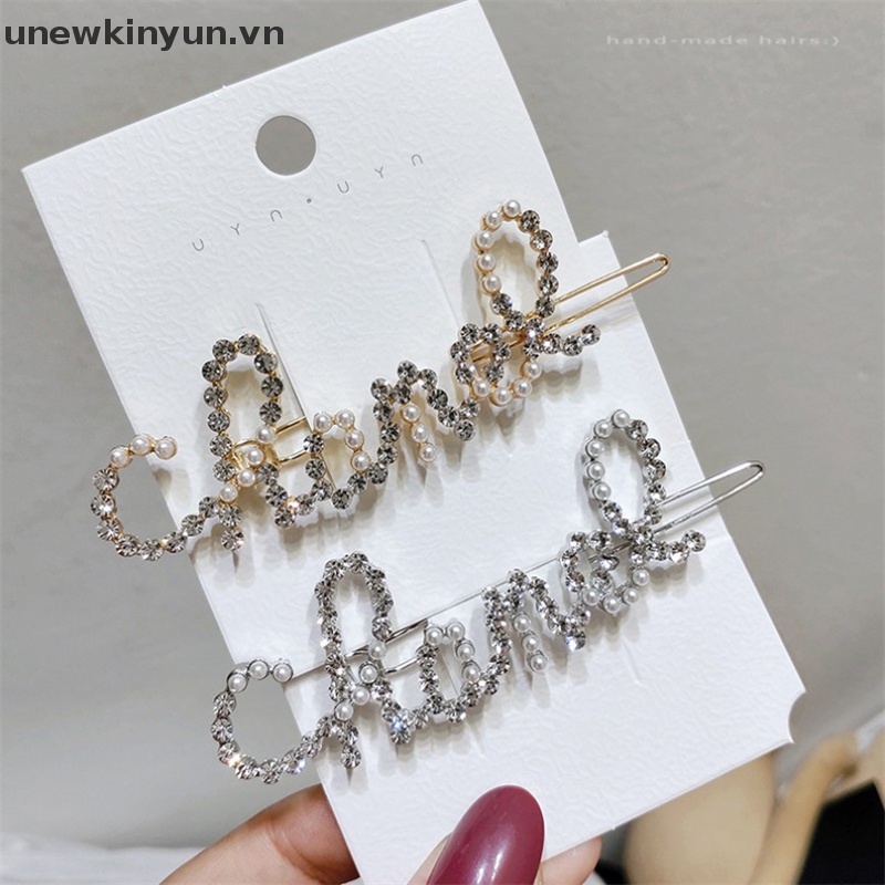 Kẹp Tóc Hình Hoa Đính Ngọc Trai Thủ Công Thời Trang Cho Nữ