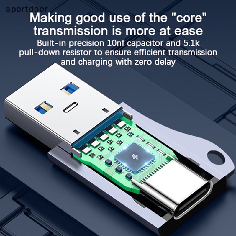 1 Đầu Chuyển Đổi OTG Type C Sang Micro USB Type C Sang USB 3.0 OTG