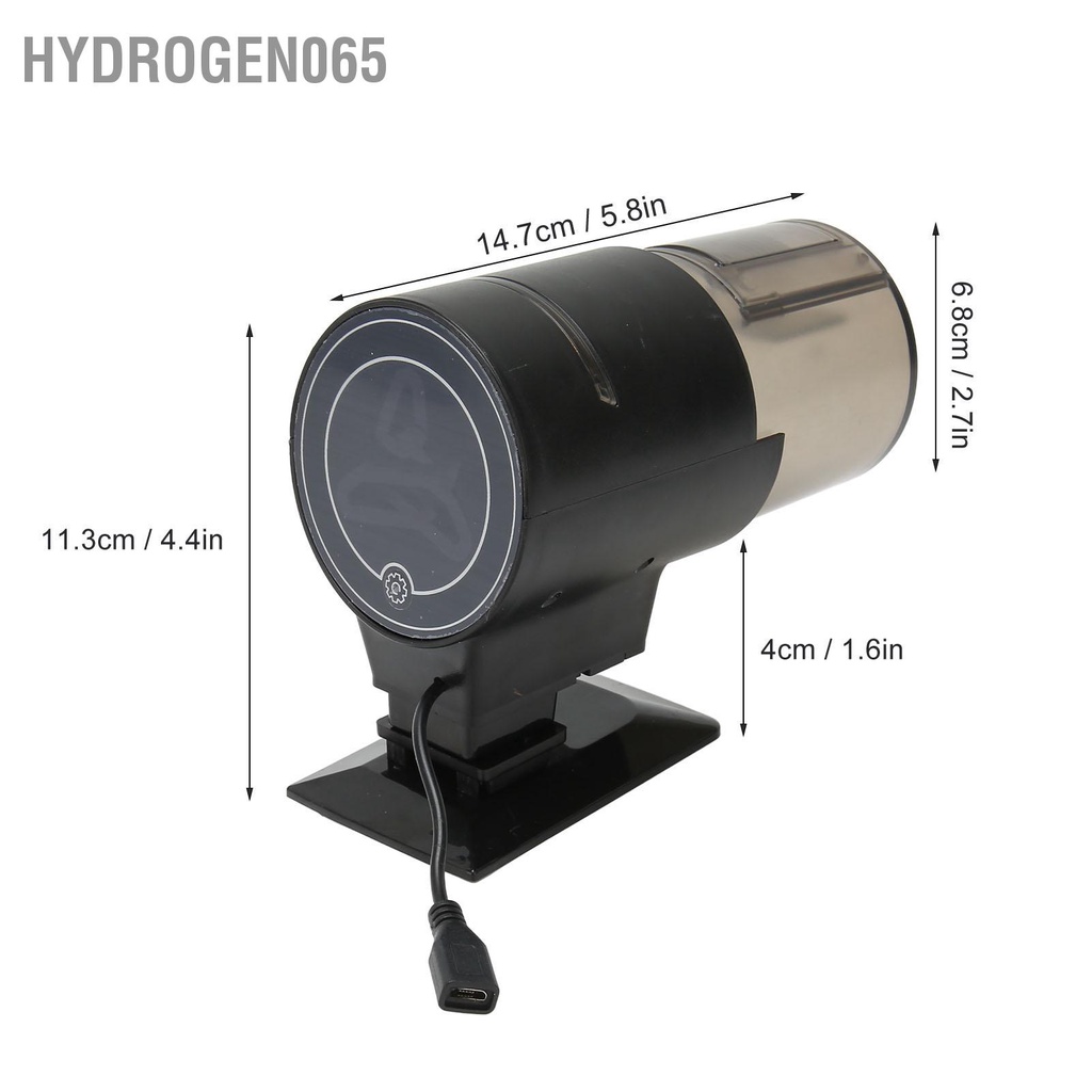 Hydrogen065 Tự Động Cho Cá Ăn WiFi Điều Khiển Từ Xa Thời Gian Thông Minh Vòi Có Thể Chỉnh Hẹn Giờ Kỳ Nghỉ