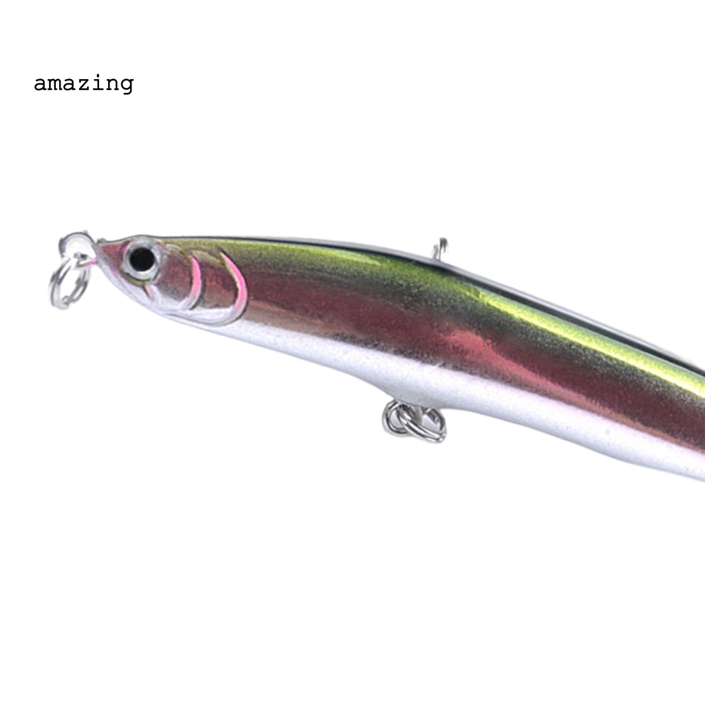 Mồi Câu Cá Giả 3D Màu Sắc Tươi Sáng 19G / 9.5CM