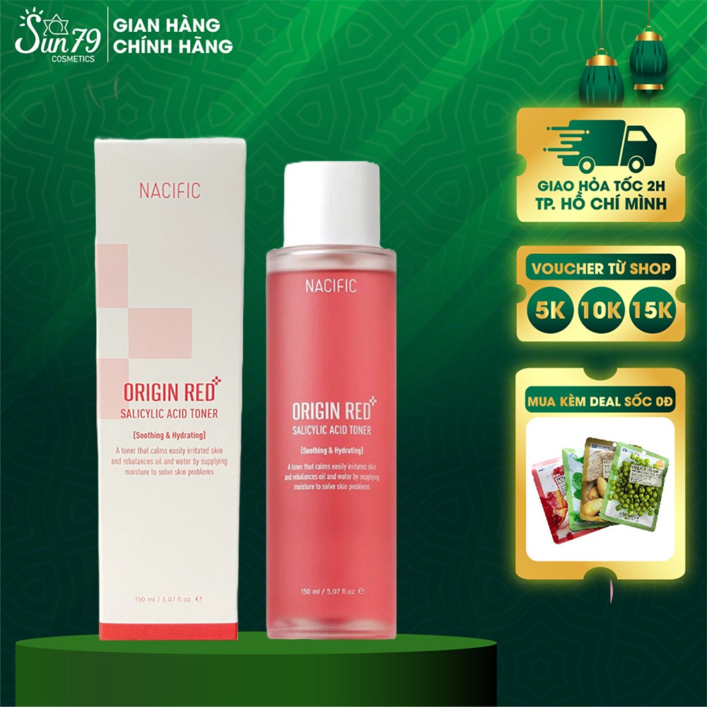 Nước hoa hồng Nacific Origin Red Salicylic Acid Toner 150ml