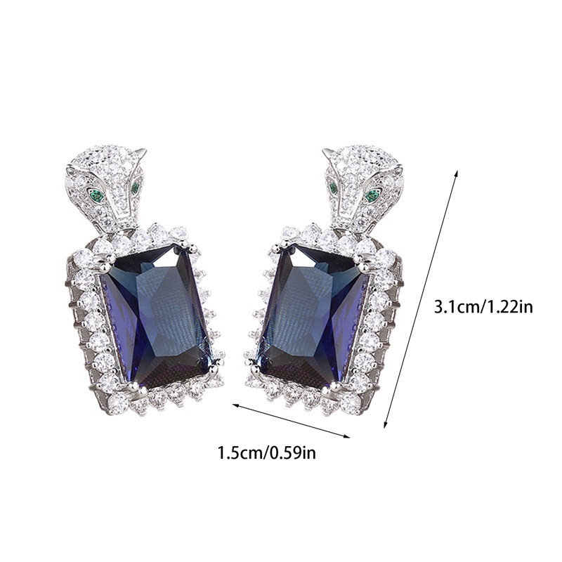 Bông Tai Đính Kim Cương Pha Lê Toàn Diện Thời Trang Cho Nữ