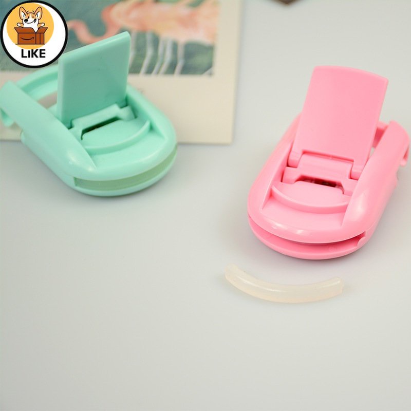 Dụng Cụ Uốn Mi Mini Màu Macaron Trang Điểm Mắt Cho Người Mới Bắt Đầu