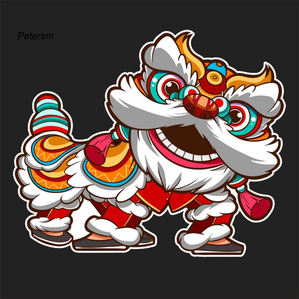 Đề Can Dán Trang Trí Xe Hơi Bằng PP Hình Sư Tử Bắt Mắt