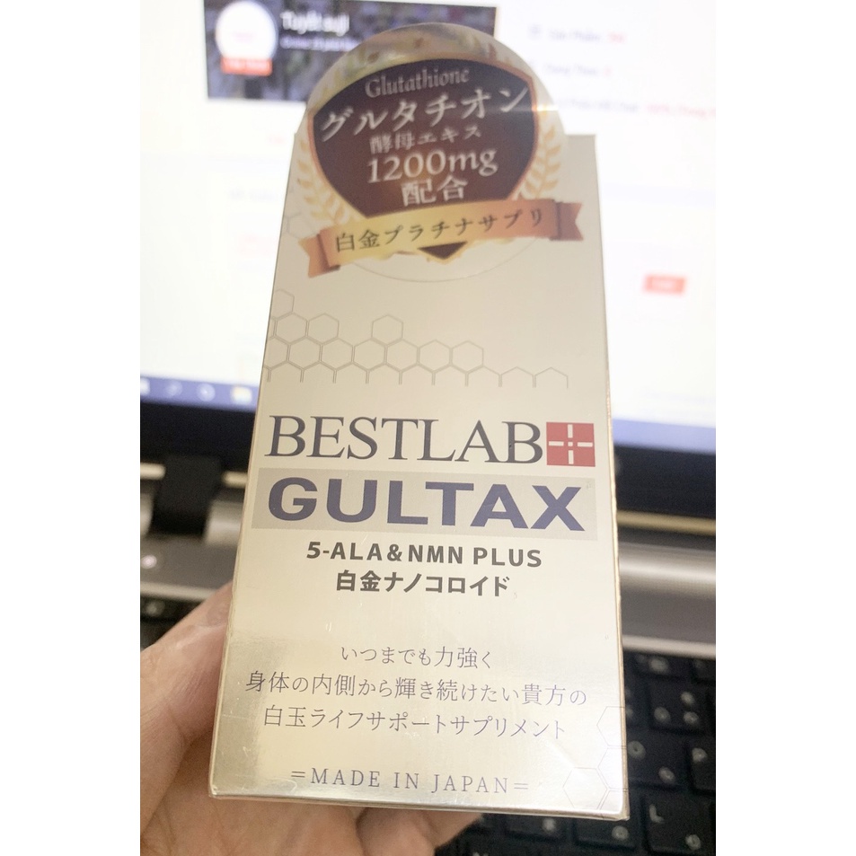 Viên uống BestLab Gultax TRẺ HOÁ, TRẮNG DA NHẬT BẢN 90 viên