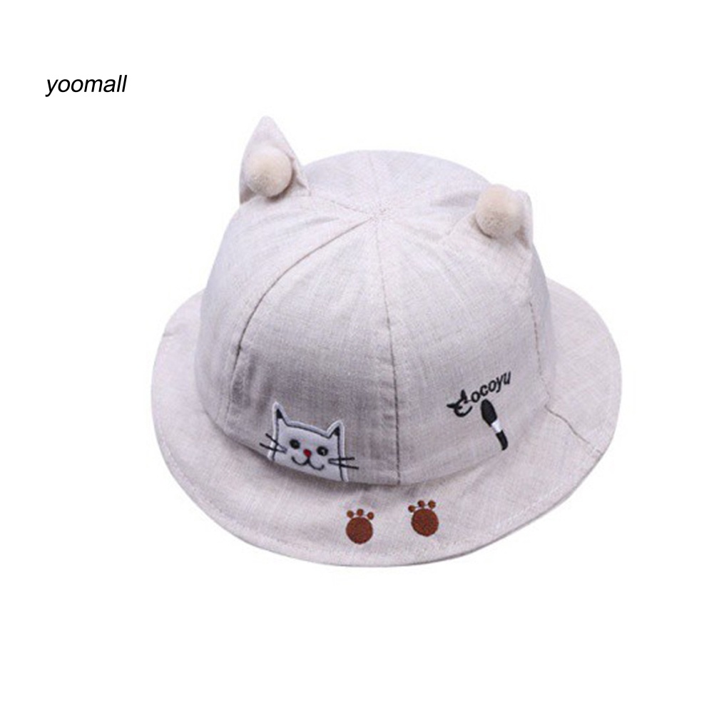 Mũ Lưỡi Trai Hình Dấu Chân Mèo Dễ Thương Cho Bé