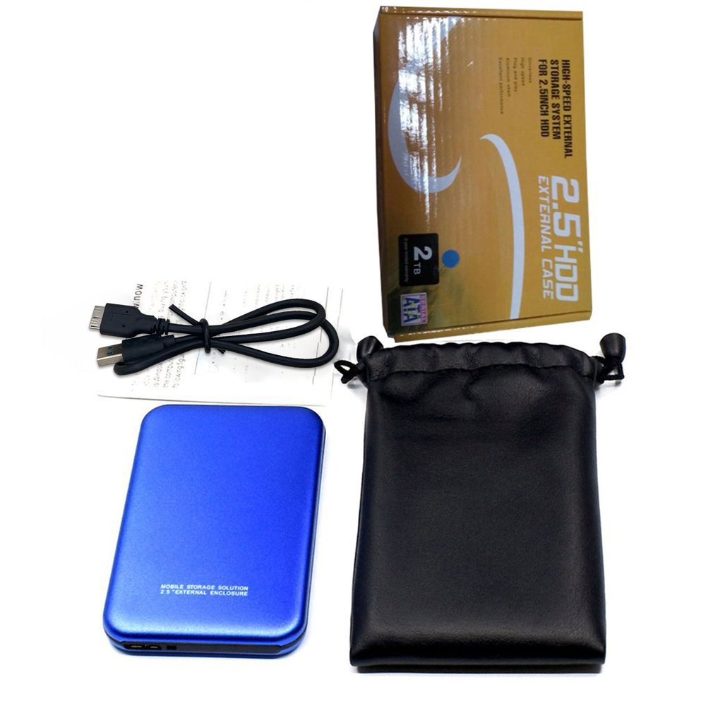 2.5 Inch Hard Drive Mobile Sata To Usb 3.0 Portable 2Tb External Disk High Speed Flash Memory Hard-Dish [Q/9]