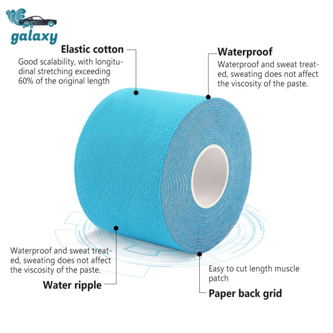Galaxy Băng Quấn Bảo Vệ Cơ Bắp Chống Thấm Nước 5cm