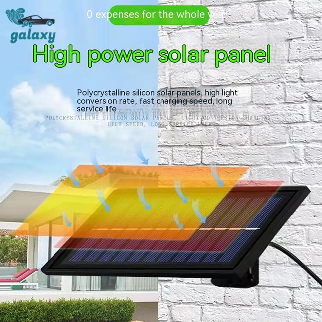 Galaxy Đèn Năng Lượng Mặt Trời Chống Thấm Nước Có Điều Khiển Từ Xa Trang Trí Gara Sân Vườn