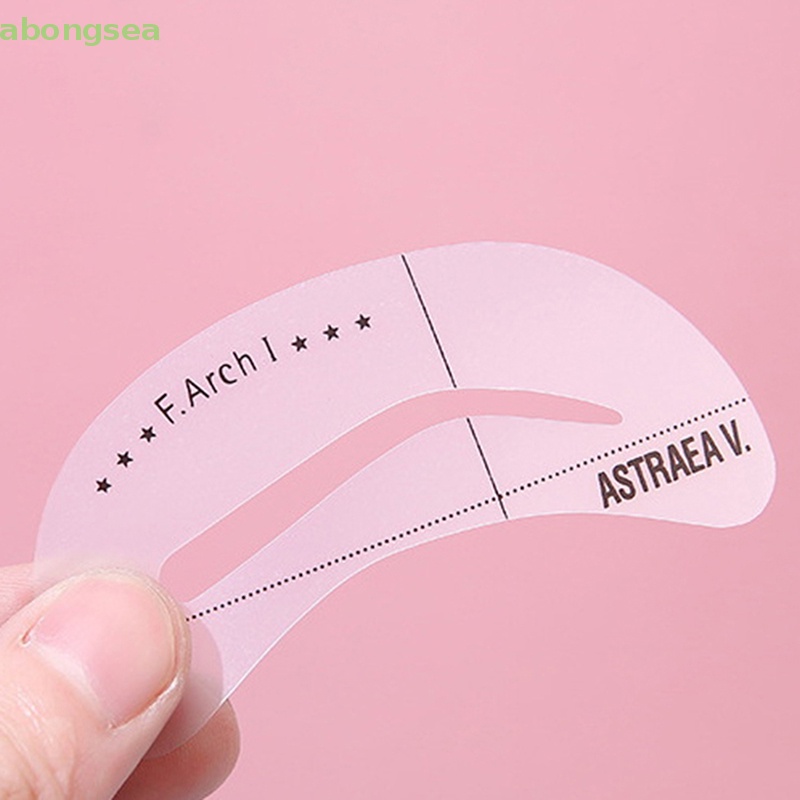 Khuôn Vẽ Lông Mày 6 Kiểu Tự Làm Tiện Dụng