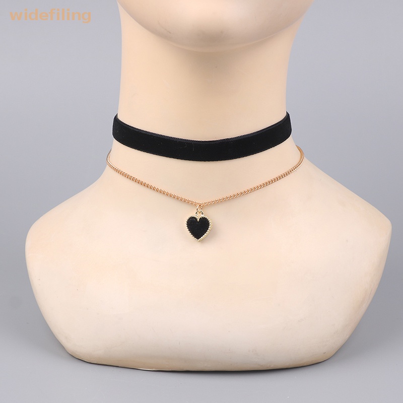 Widefiling Vòng Ren Hình Trái Tim Màu Trắng Gợi Cảm Dễ Thương