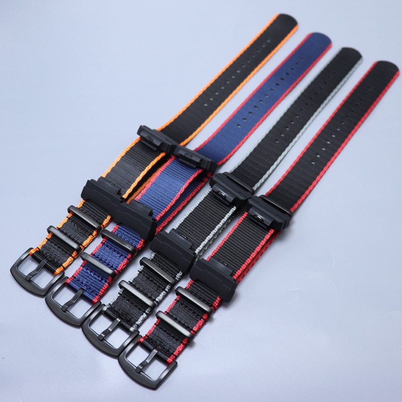 Dây Đeo Nylon Chất Lượng Cao 16mm Thay Thế Cho Đồng Hồ Casio shock GA110 DW5600 DW-6900 GLS-8900