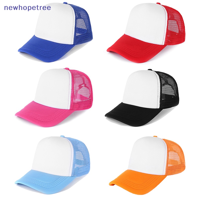 Ntvn Mũ Lưỡi Vịt Cotton &amp; polyester Phối Lưới Có Thể Điều Chỉnh Thời Trang Mùa Hè Unisex Sồik