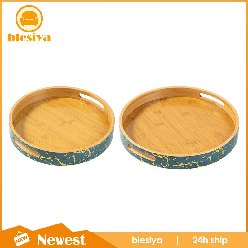 Khay Đựng Thức Ăn Bằng Tre Có Tay Cầm Tiện Dụng